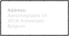 Address:
Aarschotplaats 142018 AntwerpenBelgium
